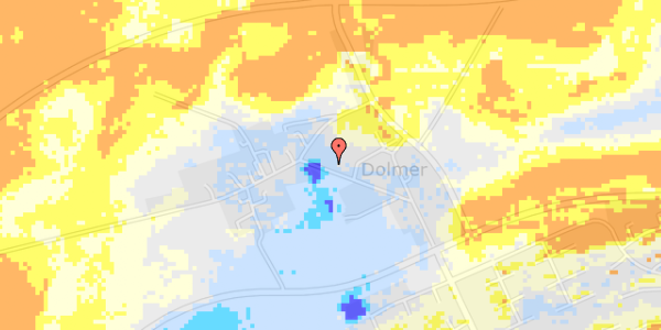 Ekstrem regn på Dolmer Bygade 8