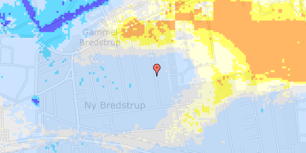 Ekstrem regn på Frejasvej 13