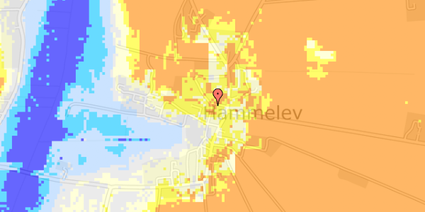 Ekstrem regn på Hammelev Kirkevej 10