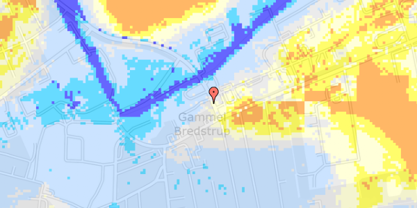 Ekstrem regn på Mellemstrupvej 3