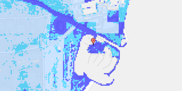 Ekstrem regn på Skakkes Holm 34B