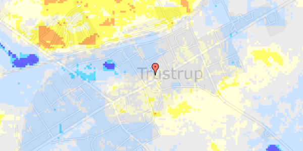 Ekstrem regn på Stationsgade 1, st. th