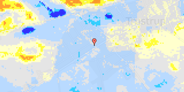 Ekstrem regn på Vesterbro 1C