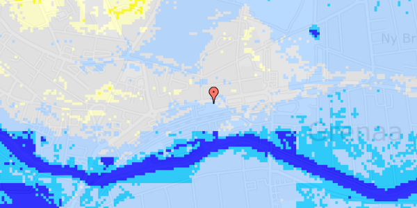 Ekstrem regn på Østerbrogade 2