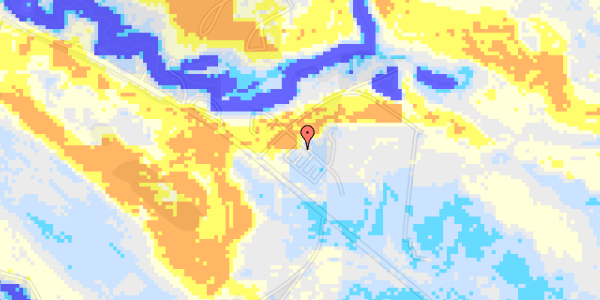 Ekstrem regn på Bavne Alle 2C, st. tv