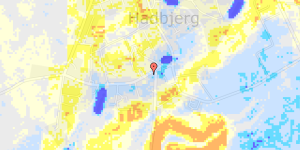 Ekstrem regn på Bavnehøjvej 138