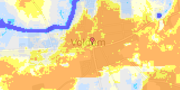 Ekstrem regn på Clausholmvej 384