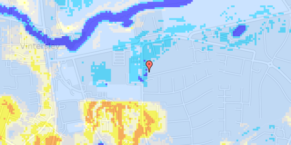 Ekstrem regn på Hovvej 88A, . 2