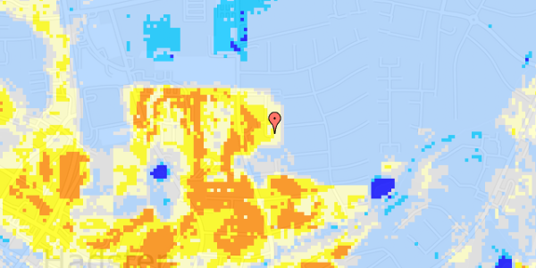 Ekstrem regn på Hvedevænget 34