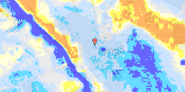 Ekstrem regn på Knudsbjergvej 2