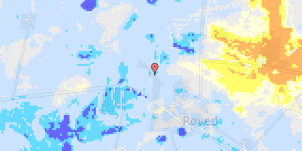 Ekstrem regn på Mejlbyvej 23A