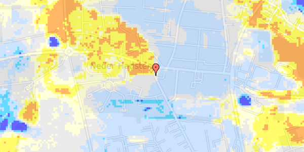 Ekstrem regn på Over Hadstenvej 4