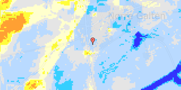 Ekstrem regn på Randersvej 38