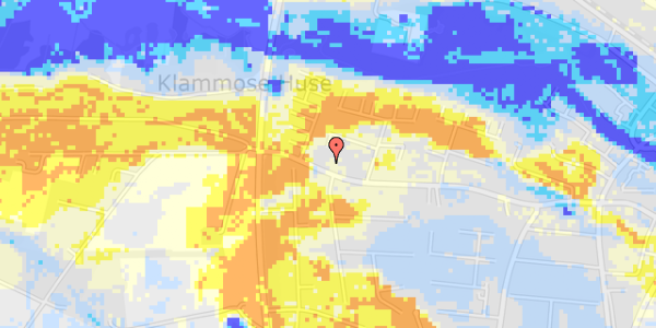 Ekstrem regn på Vesterskovvej 42