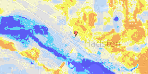 Ekstrem regn på Østergade 7E