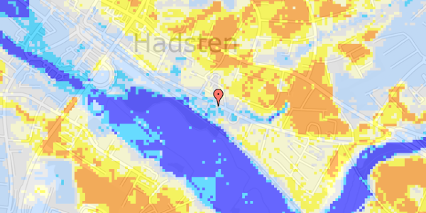 Ekstrem regn på Østergade 20