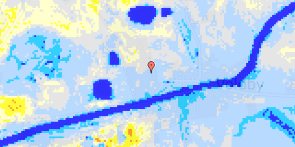 Ekstrem regn på Gl Hammelvej 31