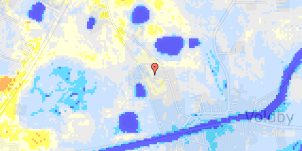 Ekstrem regn på Gl Hammelvej 51