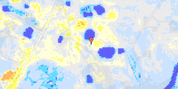 Ekstrem regn på Gl Hammelvej 70