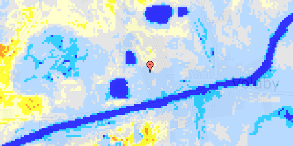 Ekstrem regn på Korsagervej 8