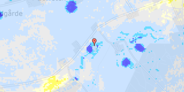 Ekstrem regn på Landsbækvej 60