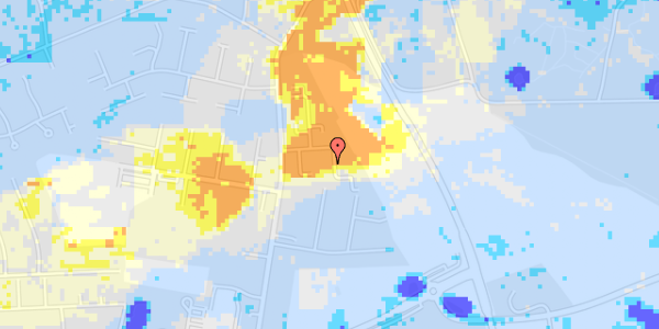 Ekstrem regn på Malerkrogen 14