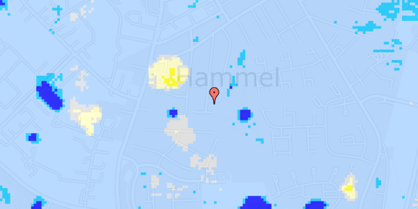 Ekstrem regn på Rolighedsvej 19