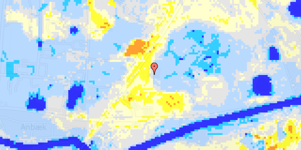 Ekstrem regn på Viborgvej 132