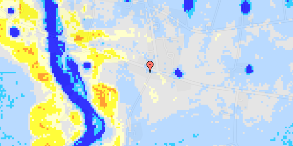 Ekstrem regn på Viborgvej 247