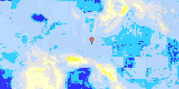 Ekstrem regn på Viborgvej 836