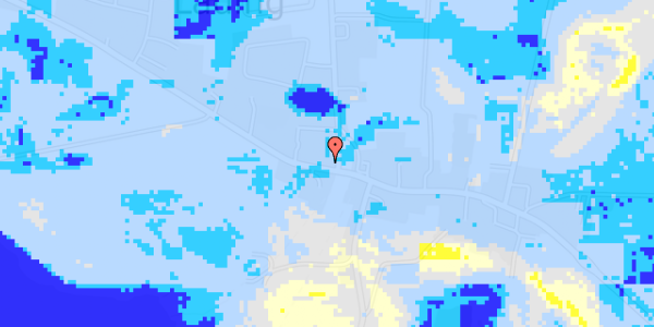 Ekstrem regn på Viborgvej 860