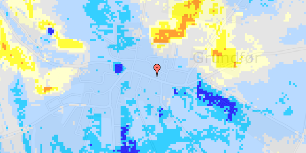 Ekstrem regn på Algade 12