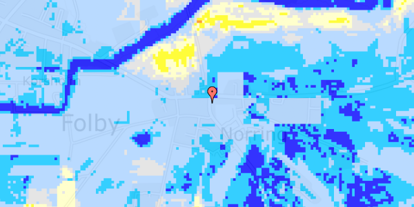 Ekstrem regn på Damsbrovej 29