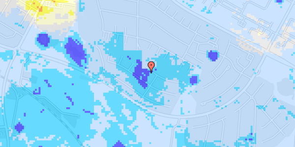 Ekstrem regn på Præstegårdsvej 71