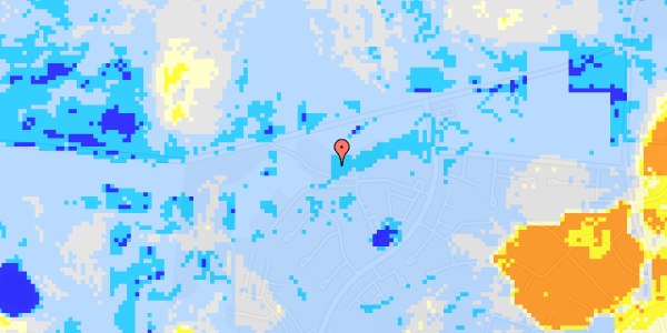 Ekstrem regn på Fuglebakken 50