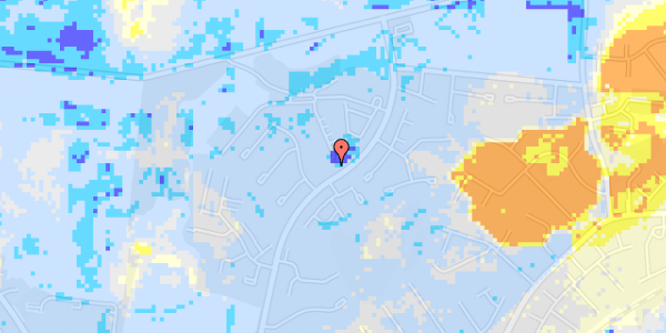 Ekstrem regn på Fuglebakken 109