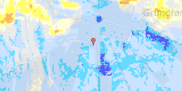 Ekstrem regn på Herredsvej 1