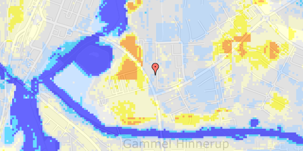 Ekstrem regn på Nørreskovvej 135