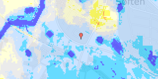 Ekstrem regn på Præstevangen 28