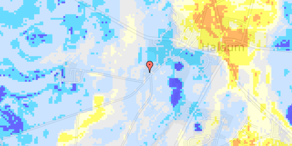 Ekstrem regn på Vestermarken 1