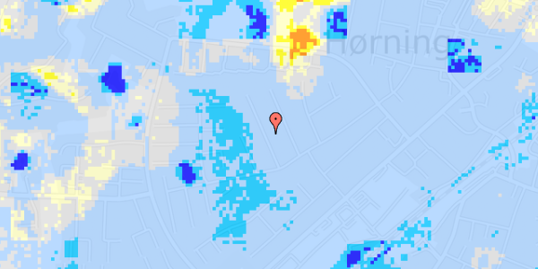 Ekstrem regn på Birkevænget 4