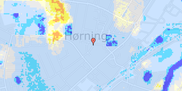 Ekstrem regn på Bjertrupvej 2