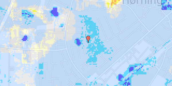 Ekstrem regn på Bjertrupvej 30