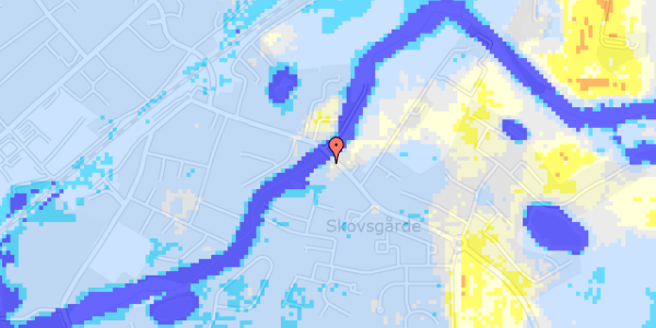 Ekstrem regn på Blegindvej 34