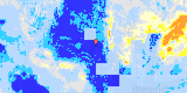 Ekstrem regn på Blegindvej 47