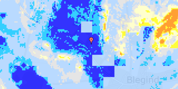 Ekstrem regn på Blegindvej 51