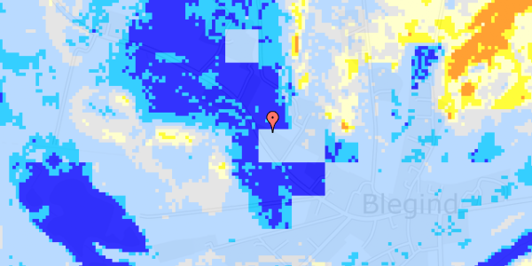 Ekstrem regn på Blegindvej 53