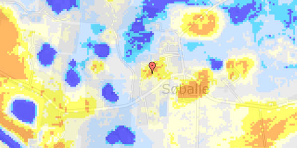 Ekstrem regn på Græsballe 17