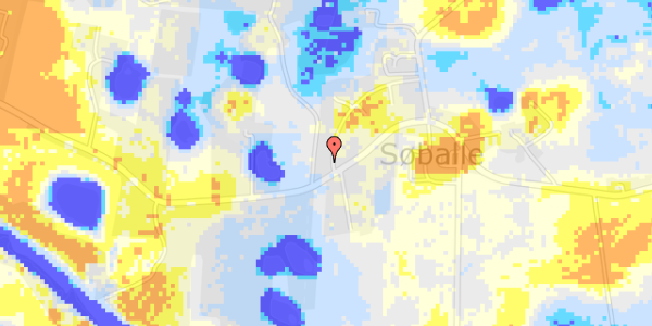 Ekstrem regn på Græsballe 18