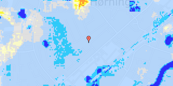 Ekstrem regn på Hasselvej 5